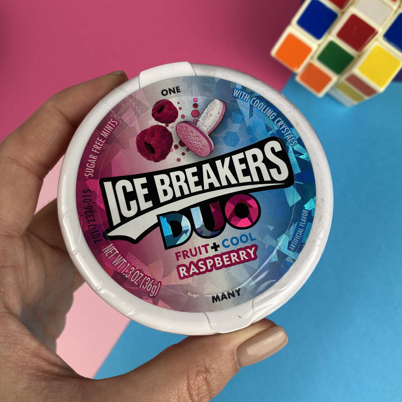 Освежающие леденцы без сахара прохладная малина з с мятой Ice Breakers Duo Rasberry Cool 42 г
Освежающие леденцы без сахара прохладная малина з с мятой Ice Breakers Duo Rasberry Cool 42 г