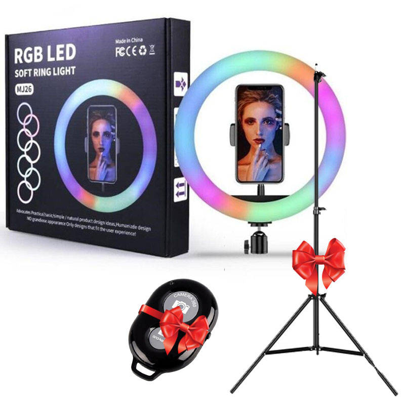 Кольцевая Led-лампа RGB 32 см для фото и видео съемки + ПОДАРОК Штатив 0.66-2 м + Пульт для селфи!
Кольцевая Led-лампа RGB 32 см для фото и видео съемки + ПОДАРОК Штатив 0.66-2 м + Пульт для селфи!