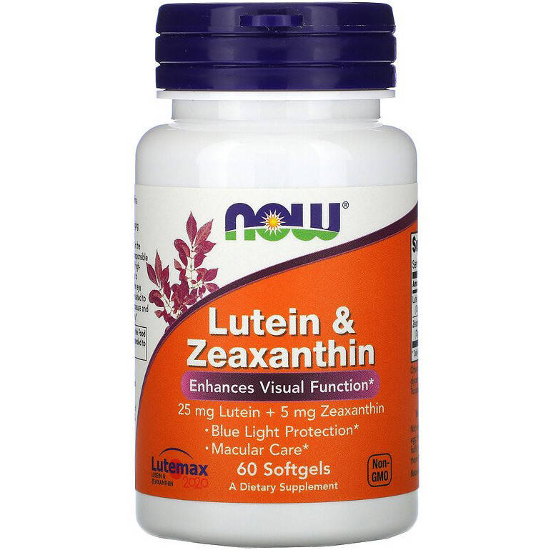 Лютеин и зеаксантин NOW Foods "Lutein & Zeaxanthin" восстановление зрительной системы (60 гелевых капсул)
Лютеин и зеаксантин NOW Foods "Lutein & Zeaxanthin" восстановление зрительной системы (60 гелевых капсул)