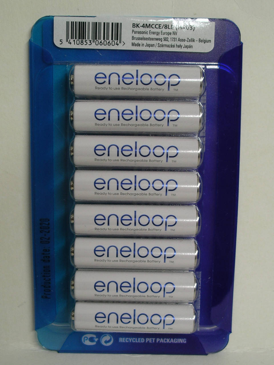 Аккумулятор Panasonic Eneloop 800mah AAA, цена за 8 штук sliding-упаковка BK-4MCCE/8LE
Аккумулятор Panasonic Eneloop 800mah AAA, цена за 8 штук sliding-упаковка BK-4MCCE/8LE