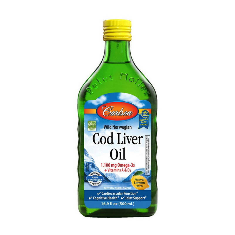 Омега 3 Carlson Labs Cod Liver Oil 1100 mg Omega-3s + Vitamins A & D3 500 мл Без вкусовых добавок
Омега 3 Carlson Labs Cod Liver Oil 1100 mg Omega-3s + Vitamins A & D3 500 мл Без вкусовых добавок