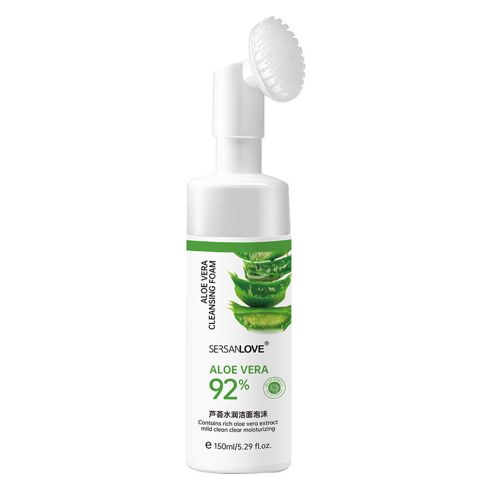 Пенка-мусс с щеточкой для умывания с экстрактом алоэ вера Sersanlove Aloe Vera Cleansing Foam, 150мл
Пенка-мусс с щеточкой для умывания с экстрактом алоэ вера Sersanlove Aloe Vera Cleansing Foam, 150мл