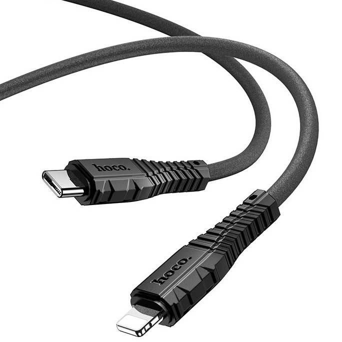Кабель для зарядки Nano silicone Original Type-C to Lightning PD HOCO X67 |100см, 20W| Черный
Кабель для зарядки Nano silicone Original Type-C to Lightning PD HOCO X67 |100см, 20W| Черный