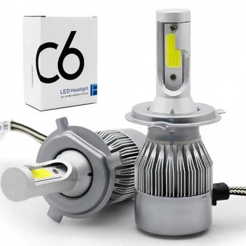 Комплект светодиодных автомобильных LED ламп H4 C6 18W диодные лампы для автомобиля ближний, дальний свет
Комплект светодиодных автомобильных LED ламп H4 C6 18W диодные лампы для автомобиля ближний, дальний свет