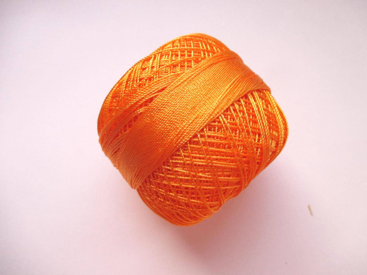 Нитки ирис полиэстер (поліестер, штучний шовк) типу Ірис ( Iris ) 20 грам. Оранжевий, Оранжевый 
Нитки ирис полиэстер (поліестер, штучний шовк) типу Ірис ( Iris ) 20 грам. Оранжевий, Оранжевый