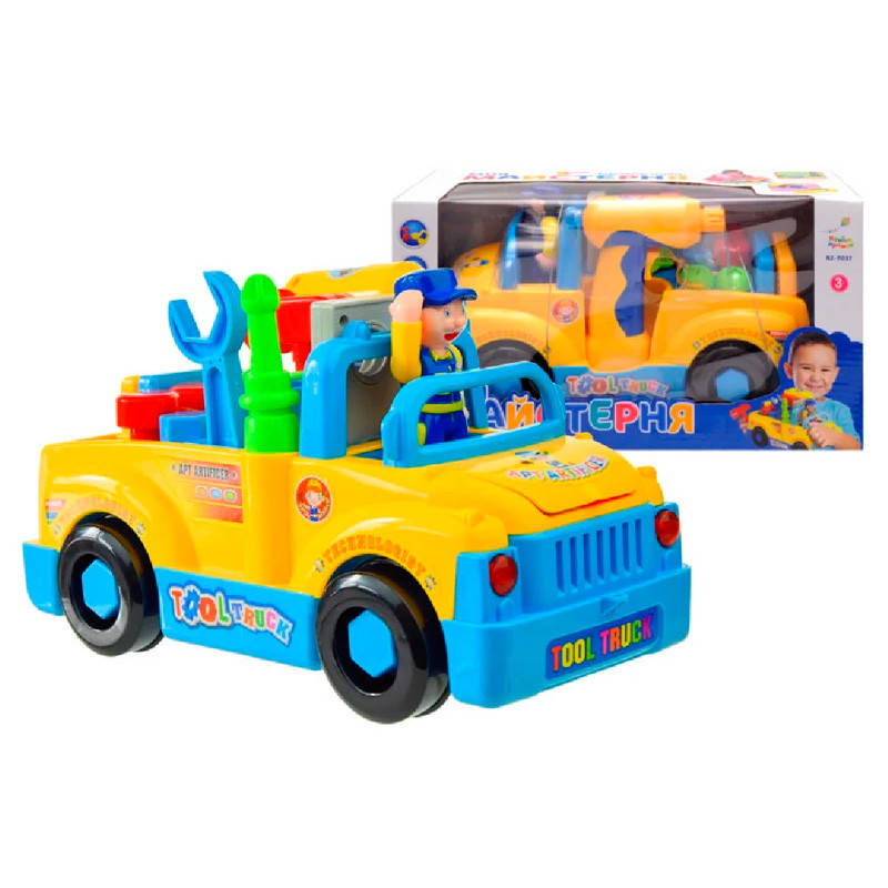 Игровой набор "Моя майстерня" KI-7037, звук, инструменты
Игровой набор "Моя майстерня" KI-7037, звук, инструменты