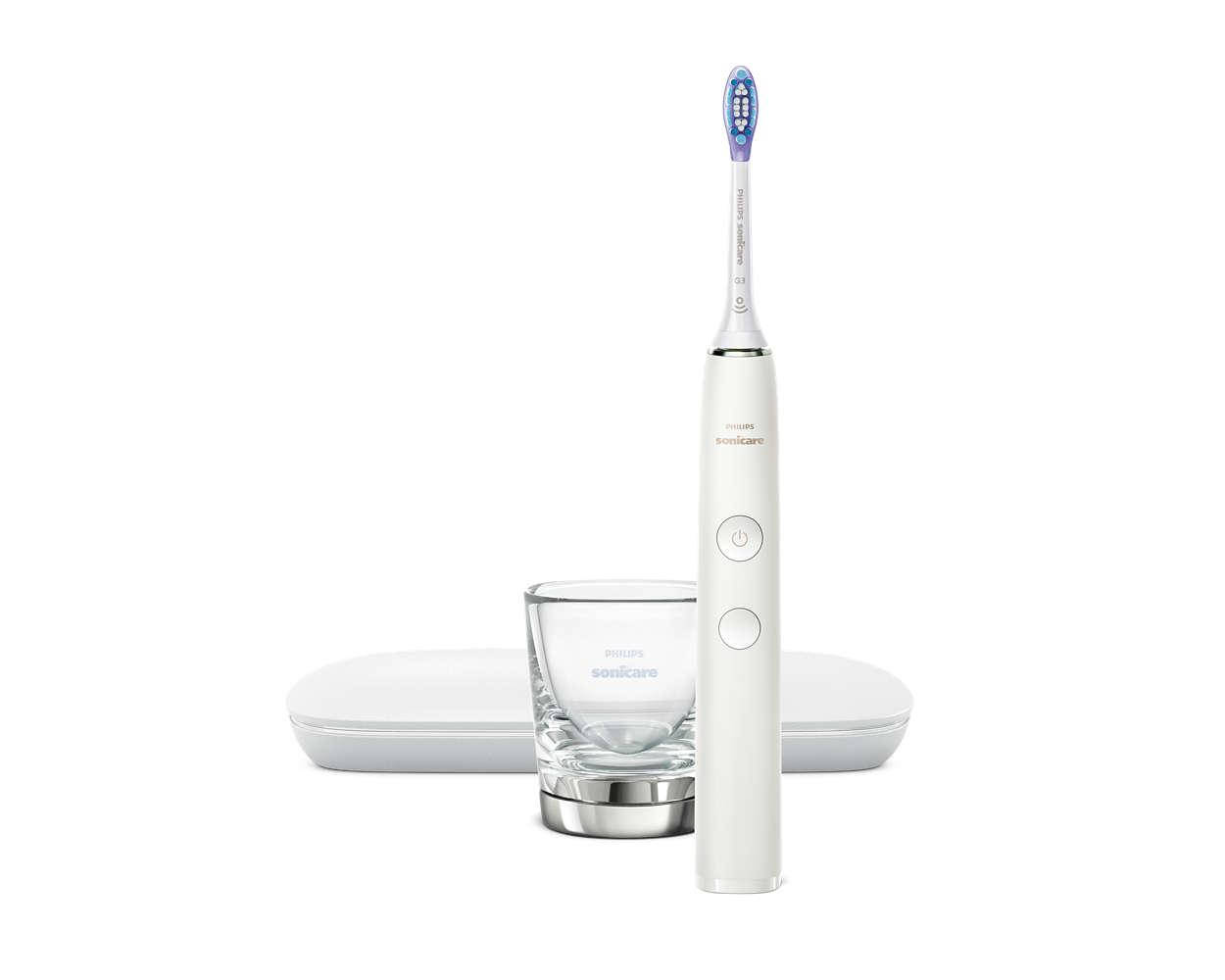 Электрическая звуковая зубная щетка PHILIPS Sonicare DiamondClean Smart 9000 HX9911/27 White
Электрическая звуковая зубная щетка PHILIPS Sonicare DiamondClean Smart 9000 HX9911/27 White