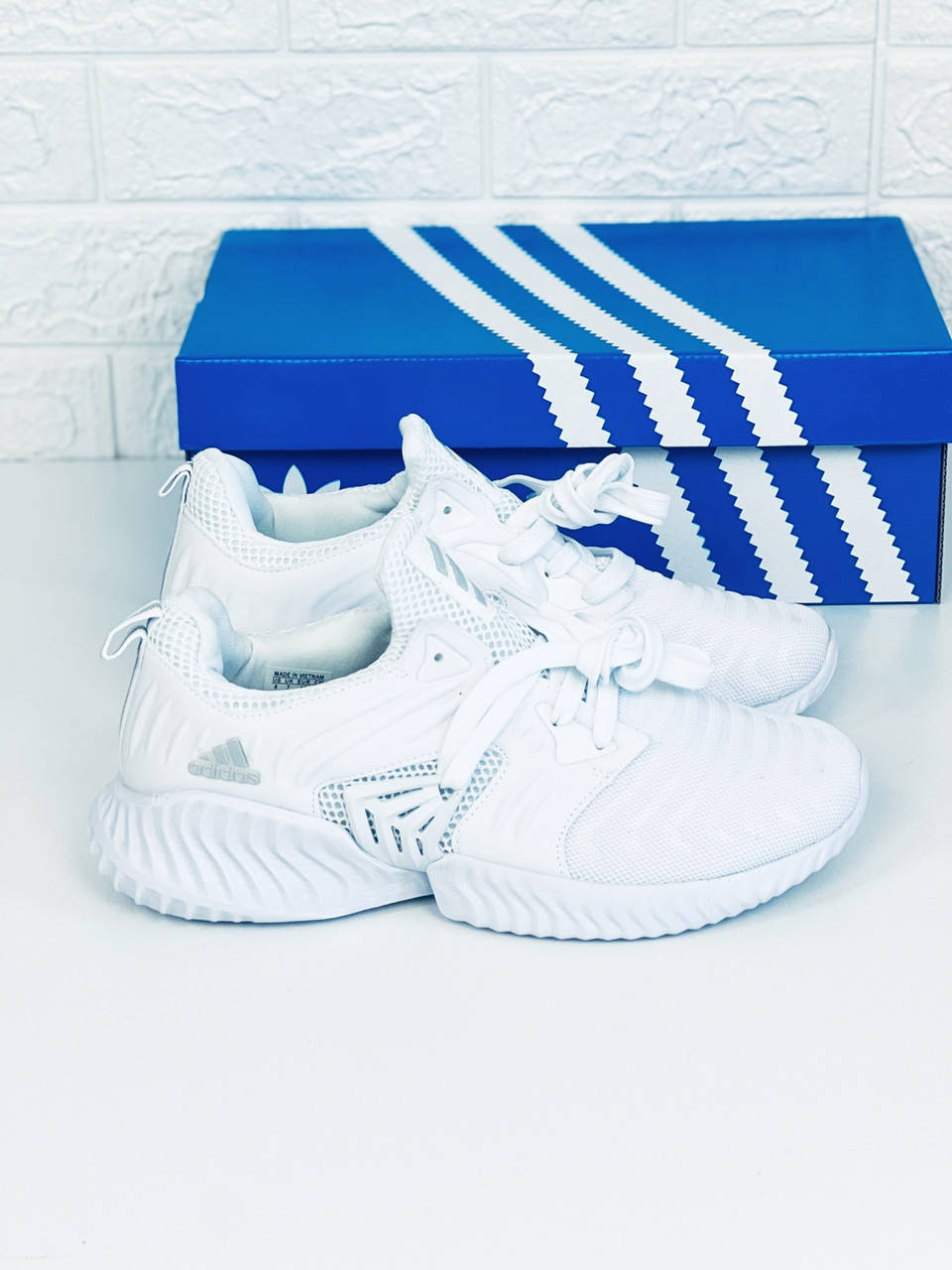 Кроссовки Adidas alphaboost edge xt white кросовки мужские летние белые 43, Белый