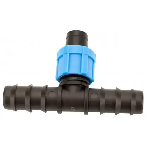 Тройник 16мм для садовой трубки и ленты
Тройник 16мм для садовой трубки и ленты