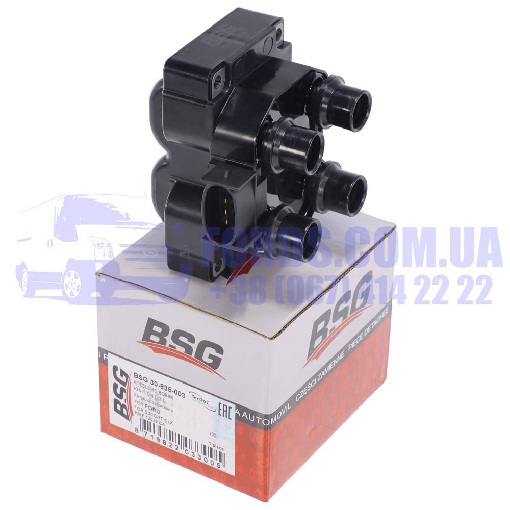 Катушка зажигания FORD ESCORT/FIESTA/SIERRA 1981-2002 (6503280/88SF12029A2A/BSG30835003) BSG
Катушка зажигания FORD ESCORT/FIESTA/SIERRA 1981-2002 (6503280/88SF12029A2A/BSG30835003) BSG