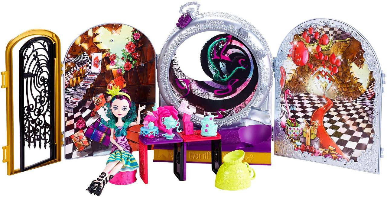 Ever After High Набор Дорога в Страну Чудес и кукла Рэйвен Квин Way Too Wonderland Raven Queen
Ever After High Набор Дорога в Страну Чудес и кукла Рэйвен Квин Way Too Wonderland Raven Queen