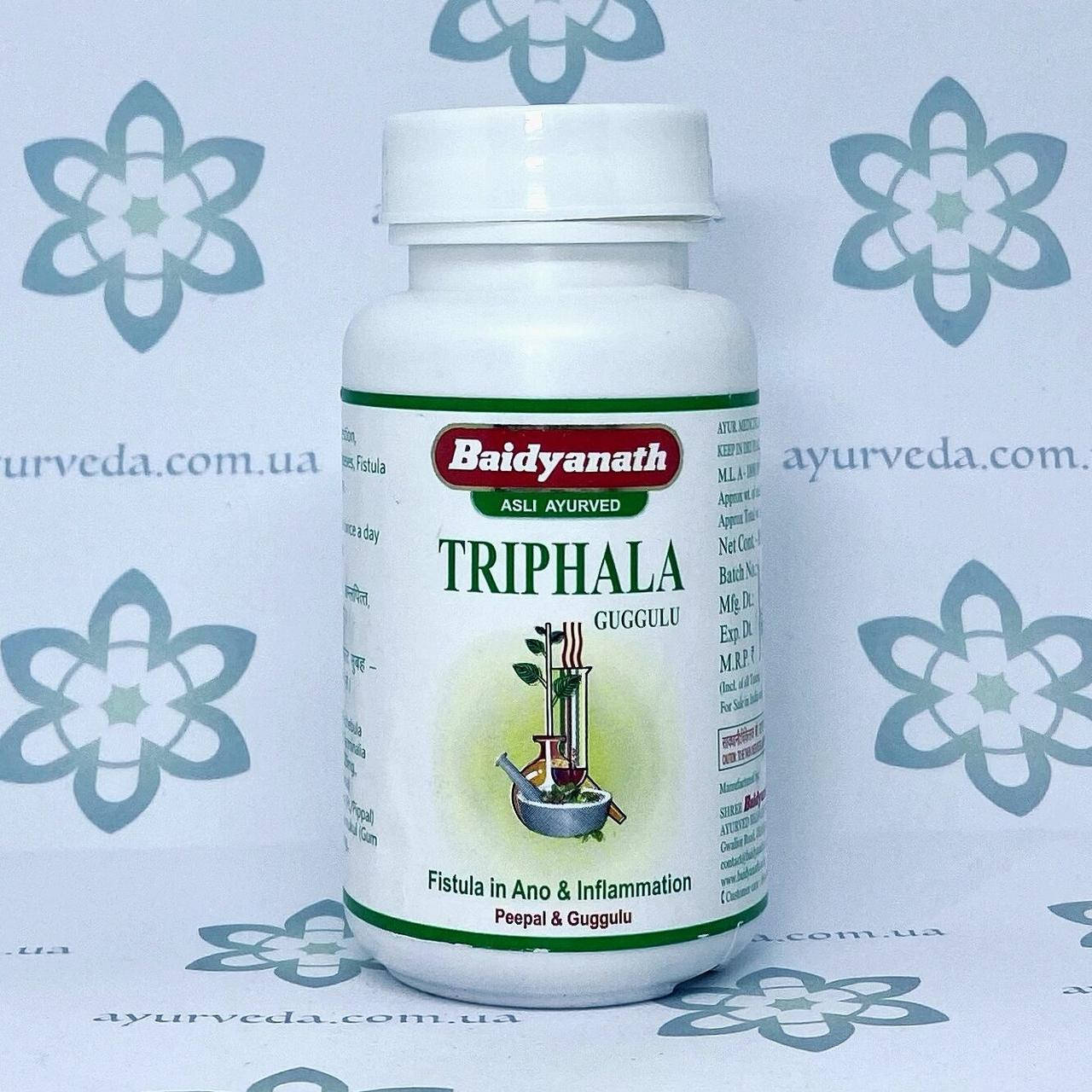Triphala Guggulu Baidyanath (Трифала Гуггулу) 80 таб. очистка организма от токсинов, детокс.
Triphala Guggulu Baidyanath (Трифала Гуггулу) 80 таб. очистка организма от токсинов, детокс.