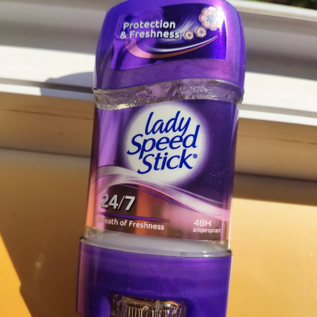 Дезодорант гелевый Lady Speed Stick Gel 24/7 Breath of freshness / Леди спид стик гель.ОРИГИНАЛ ИЗ США!
Дезодорант гелевый Lady Speed Stick Gel 24/7 Breath of freshness / Леди спид стик гель.ОРИГИНАЛ ИЗ США!
