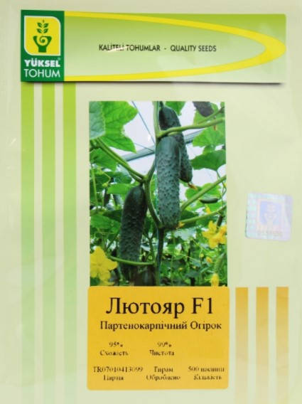 Лютояр F1 250 шт Yuksel Seeds Огірок Самозапильний Насіння (Огурец Самоопыляемый Семена)
Лютояр F1 250 шт Yuksel Seeds Огірок Самозапильний Насіння (Огурец Самоопыляемый Семена)