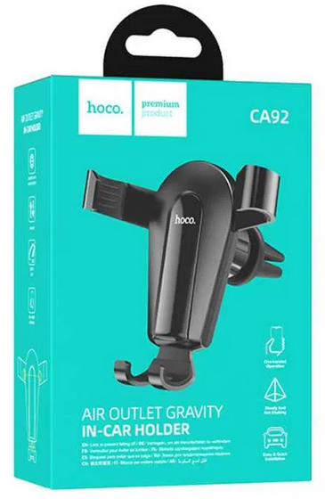 Универсальный автодержатель для телефона / холдер Hoco CA92 black / держатель смартфона в машину, Черный
Универсальный автодержатель для телефона / холдер Hoco CA92 black / держатель смартфона в машину, Черный