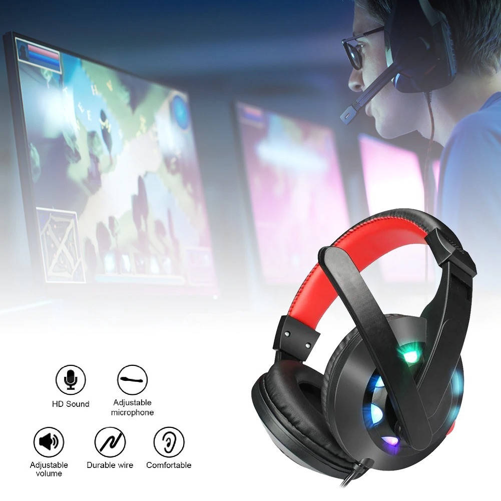 Игровые наушники с микрофоном и подсветкой Misde A65 / Геймерские наушники для ПК / Проводные наушники, Черный
Игровые наушники с микрофоном и подсветкой Misde A65 / Геймерские наушники для ПК / Проводные наушники, Черный