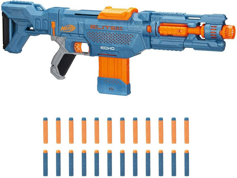 NERF Elite 2.0 Бластер Echo CS-10 Blaster и 24 патрона
NERF Elite 2.0 Бластер Echo CS-10 Blaster и 24 патрона
