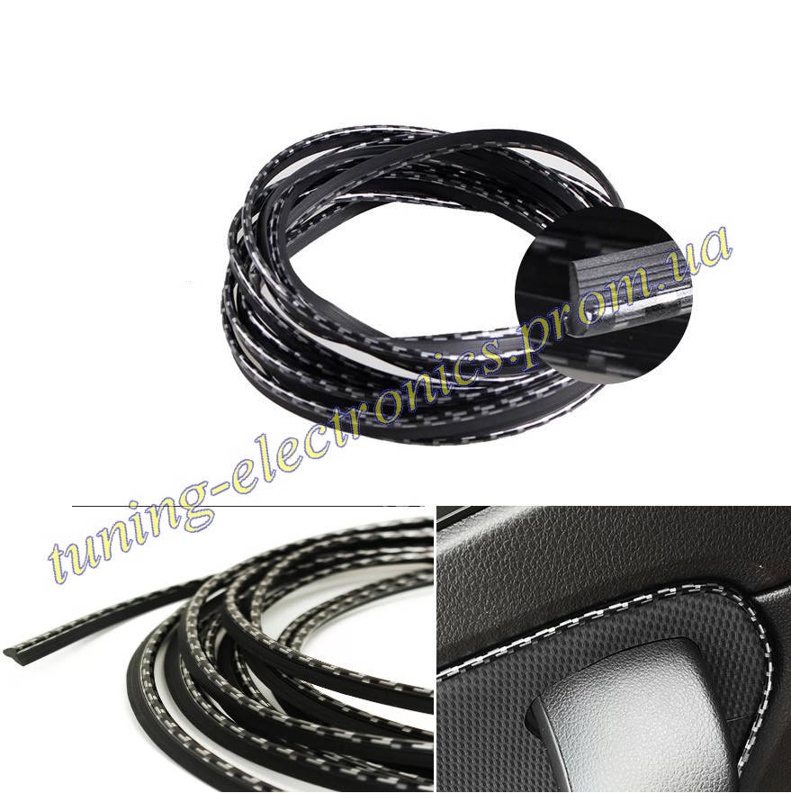 Carbon Под карбон Декоративная гибкая молдинг для авто ,лента с кантом для салона авто 5 метров Купить
Carbon Под карбон Декоративная гибкая молдинг для авто ,лента с кантом для салона авто 5 метров Купить