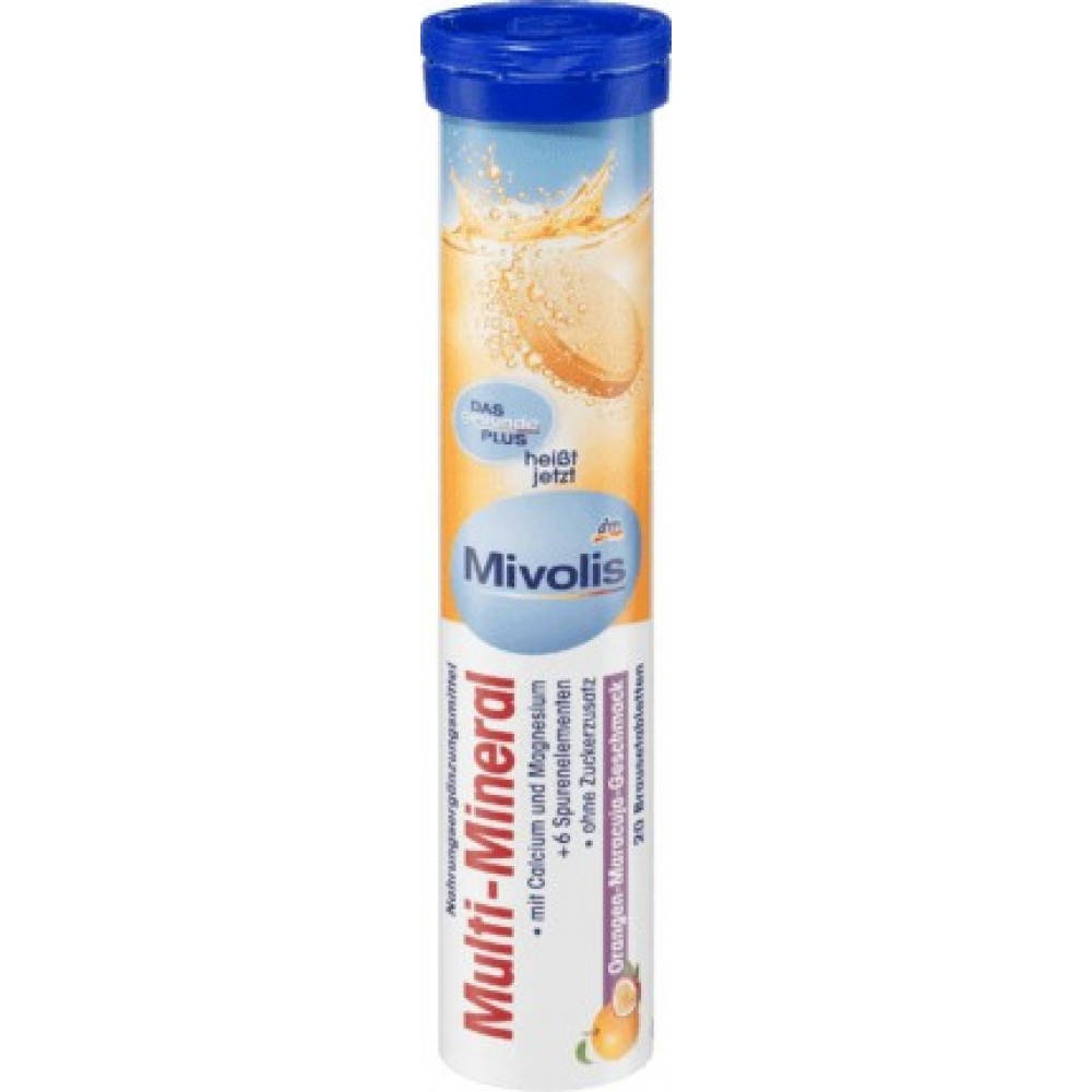 Биологически активные таблетки Мультиминералы Mivolis Multi-Mineral Brausetabletten 20 шт 20 шт
Биологически активные таблетки Мультиминералы Mivolis Multi-Mineral Brausetabletten 20 шт 20 шт
