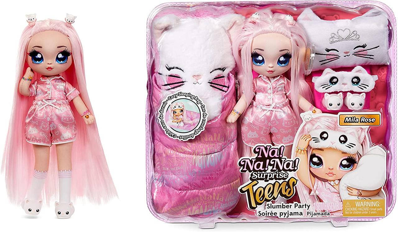Большая кукла Na Na Na Surprise серии Teens Пижамная китти-вечеринка Милы Роуз Slumber Party Doll 2 Multicolor
Большая кукла Na Na Na Surprise серии Teens Пижамная китти-вечеринка Милы Роуз Slumber Party Doll 2 Multicolor