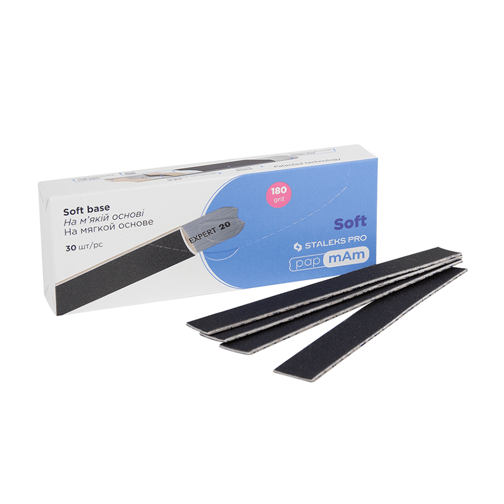 Сменные файлы papmAm на мягкой основе для пилки прямой 180 грит STALEKS PRO EXPERT 20 30 шт DFCE-20-180
Сменные файлы papmAm на мягкой основе для пилки прямой 180 грит STALEKS PRO EXPERT 20 30 шт DFCE-20-180