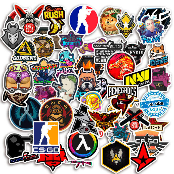 Набор стикеров GameStyle КС ГО (CS:GO) Counter-Strike Stickers Pack Интерьерные Наклейки 50 шт 7015
Набор стикеров GameStyle КС ГО (CS:GO) Counter-Strike Stickers Pack Интерьерные Наклейки 50 шт 7015