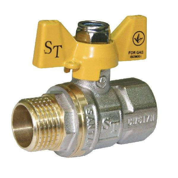 Кран шаровый для газа SANTAN Professional 607, 1/2" наружный-внутренний, желтая бабочка, Желтый
Кран шаровый для газа SANTAN Professional 607, 1/2" наружный-внутренний, желтая бабочка, Желтый