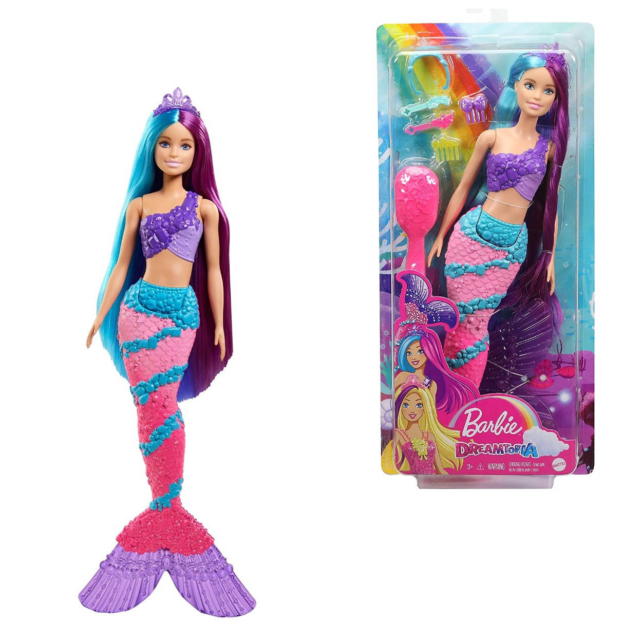 Кукла Барби русалочка русалка дримтопия с аксессуарами Barbie Dreamtopia Mermaid Doll Mattel GTF39
Кукла Барби русалочка русалка дримтопия с аксессуарами Barbie Dreamtopia Mermaid Doll Mattel GTF39