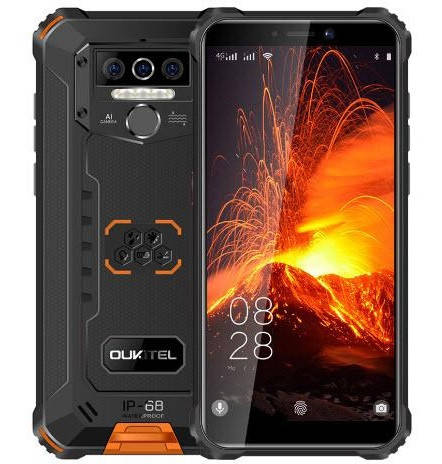 Противоударный смартфон Oukitel WP5 pro Black 4/64GB с большой батареей 8000 мАч Оранжевый
Противоударный смартфон Oukitel WP5 pro Black 4/64GB с большой батареей 8000 мАч Оранжевый