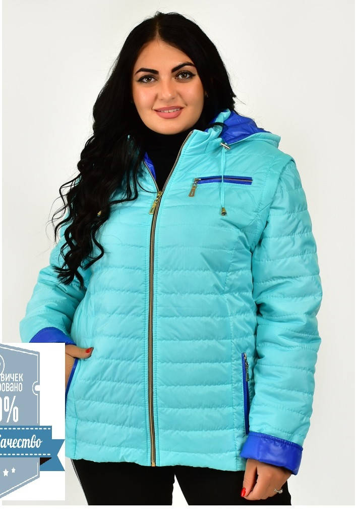 Модная женская куртка демисезонная с отстежными рукавами размеры 42-72, Разные цвета
Модная женская куртка демисезонная с отстежными рукавами размеры 42-72, Разные цвета