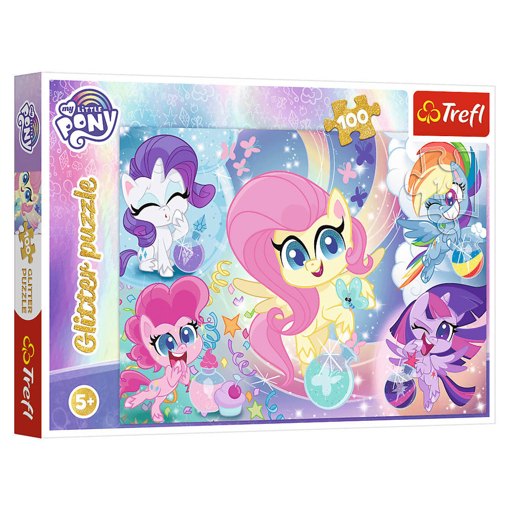 Пазл глиттерный "Блестящие Пони", 100 элементов Trefl Hasbro My Little Pony (5900511148213)
Пазл глиттерный "Блестящие Пони", 100 элементов Trefl Hasbro My Little Pony (5900511148213)