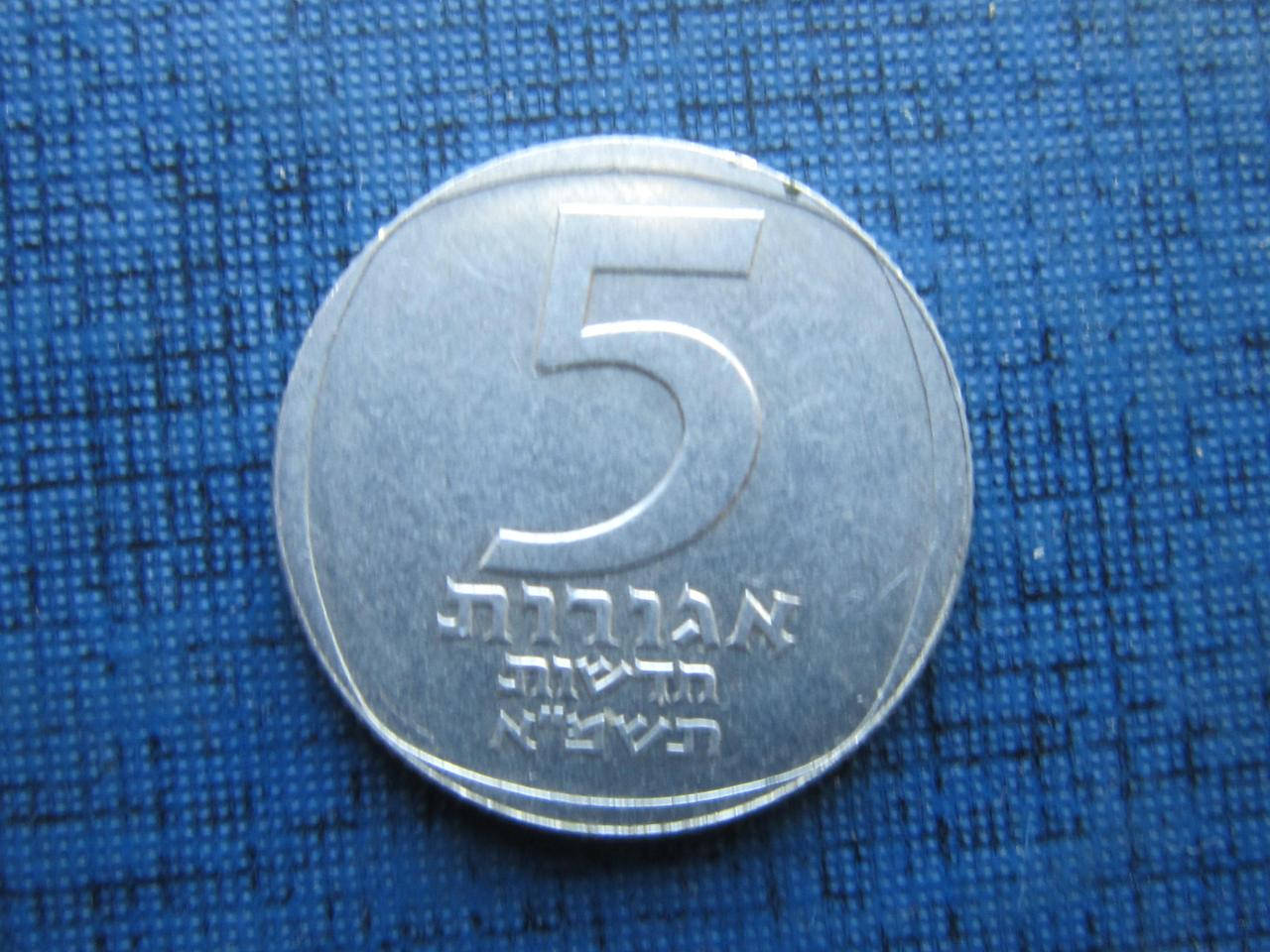 Монета 5 агор Израиль минора
Монета 5 агор Израиль минора