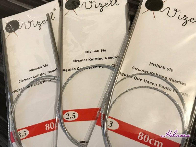 Спицы круговые 80см на тросике 7,0 мм
Спицы круговые 80см на тросике 7,0 мм