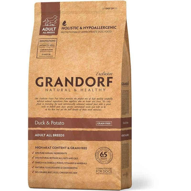 Grandorf Holistic Duck & Potato All Breeds 12 кг - Сухой корм с уткой и картофелем для взрослых собак всех
Grandorf Holistic Duck & Potato All Breeds 12 кг - Сухой корм с уткой и картофелем для взрослых собак всех