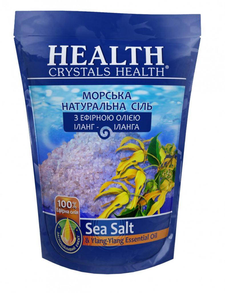 Морская натуральная соль для ванны Crystals Health с эфирным маслом Иланг-иланг 500 г
Морская натуральная соль для ванны Crystals Health с эфирным маслом Иланг-иланг 500 г