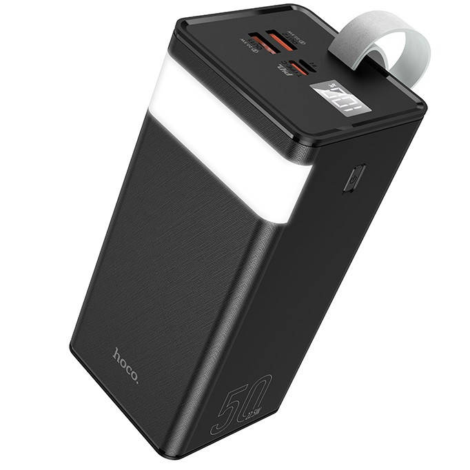 Повербанк с фонариком HOCO LED Powermaster J86A 50000mAh |2USB/Type-C, PD/QC, 5A/22.5W| Черный
Повербанк с фонариком HOCO LED Powermaster J86A 50000mAh |2USB/Type-C, PD/QC, 5A/22.5W| Черный