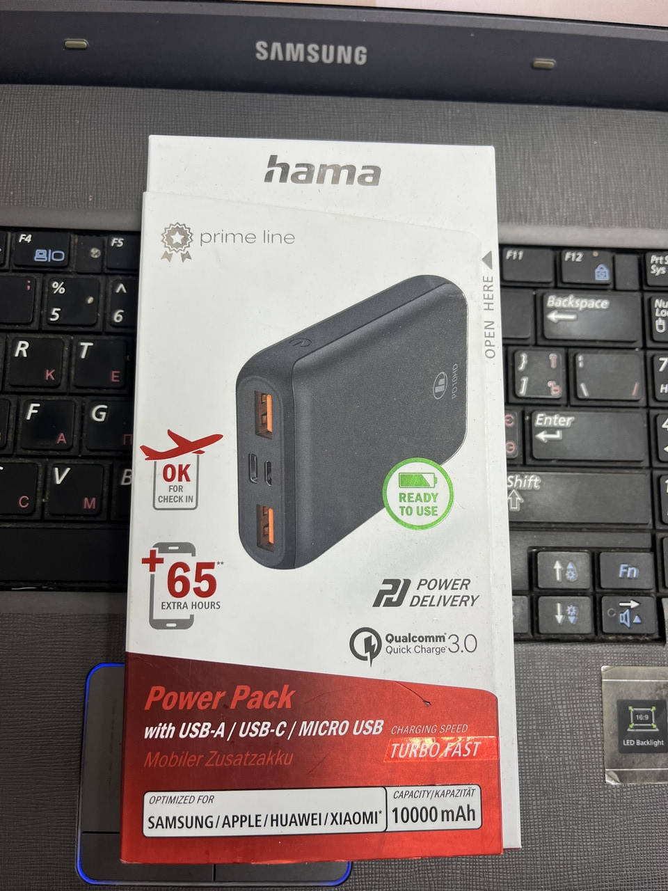 Павербанк Power bank 10000mA HAMA 3.0 Quick Charge 2USB (реальная емкость) Black
Павербанк Power bank 10000mA HAMA 3.0 Quick Charge 2USB (реальная емкость) Black