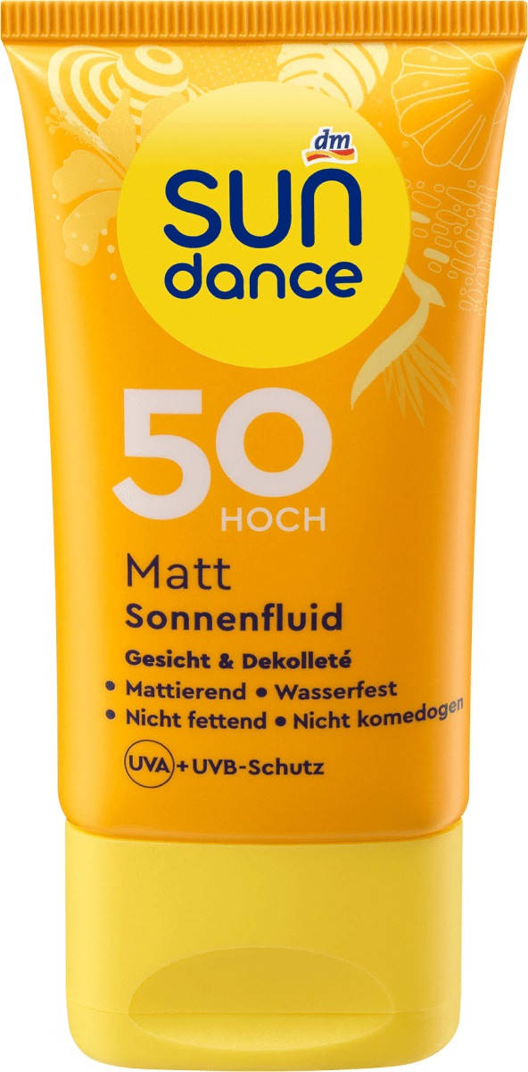 Sundance Sonnenfluid Gesicht matt LSF 50 Матирующий солнцезащитный флюид для лица и декольте СПФ 50 50 мл
Sundance Sonnenfluid Gesicht matt LSF 50 Матирующий солнцезащитный флюид для лица и декольте СПФ 50 50 мл