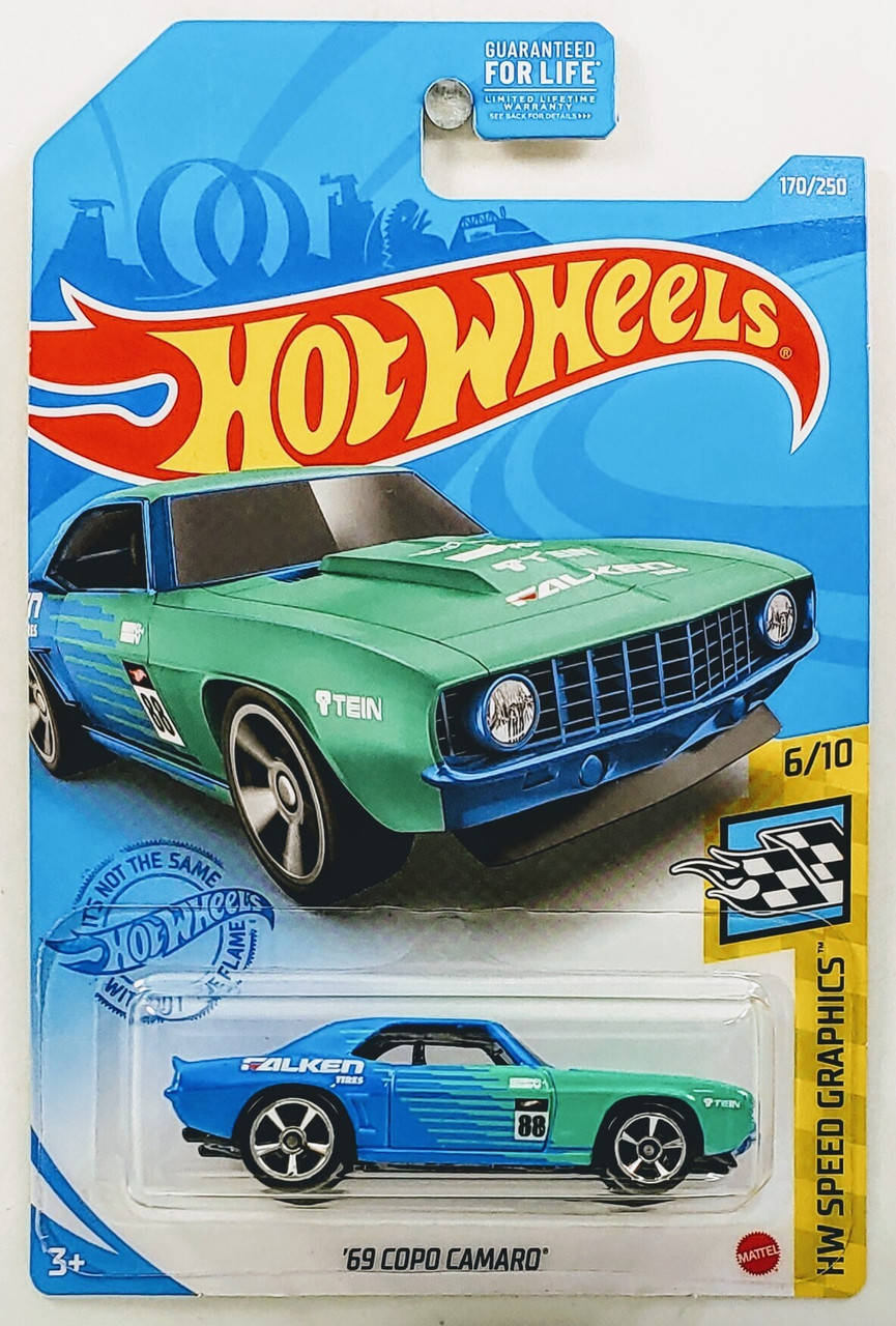 Машинка Hot Wheels - '69 COPO Camaro - 2021 Speed Graphics (#170) - Falken - GRY44. Mattel. Оригинал
Машинка Hot Wheels - '69 COPO Camaro - 2021 Speed Graphics (#170) - Falken - GRY44. Mattel. Оригинал