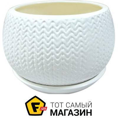 Ориана-Запорожкерамика Горшок керамический Шар Коса глянец круглый 3 л белый
Ориана-Запорожкерамика Горшок керамический Шар Коса глянец круглый 3 л белый