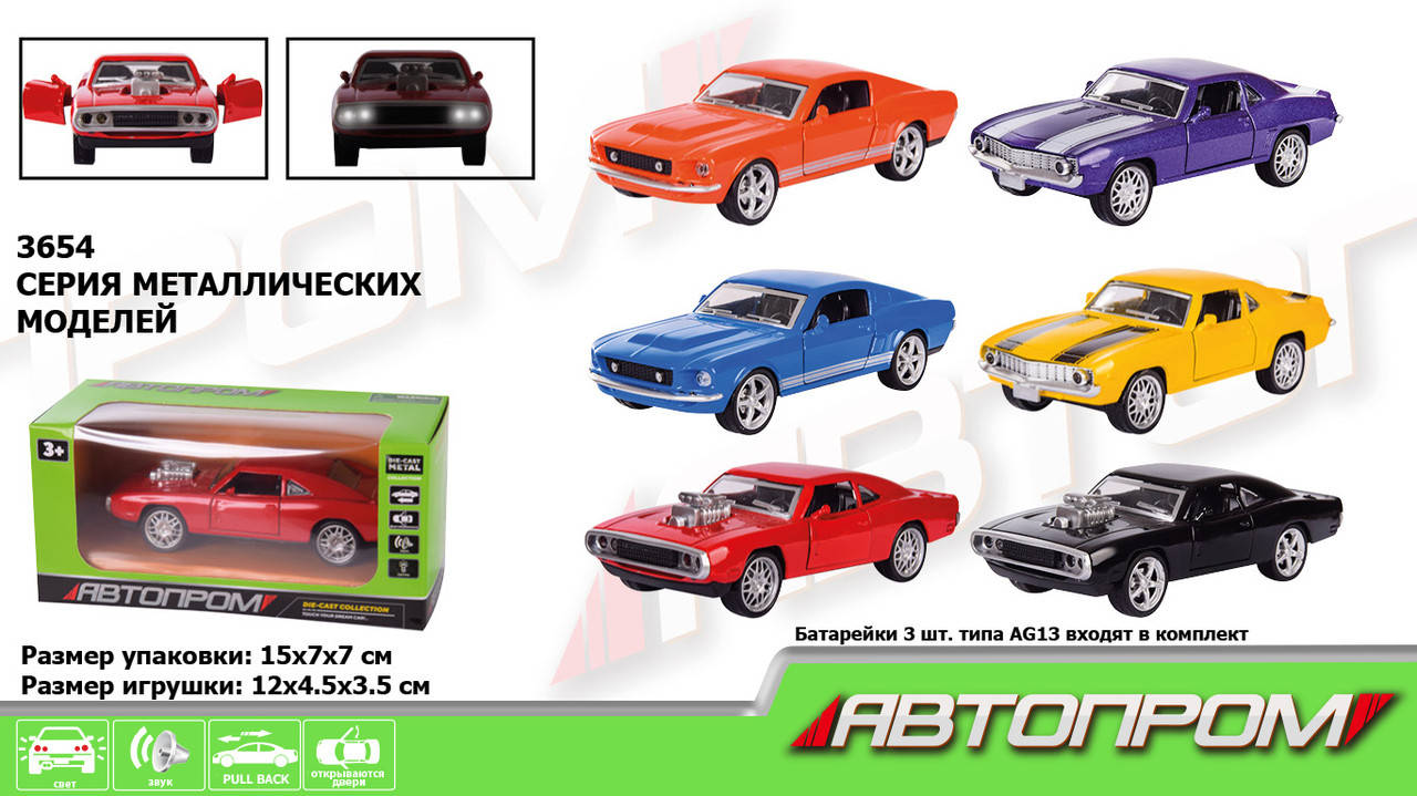 Машина металл 3654 (96шт|2) "АВТОПРОМ",1:32-36,3 вида, батар., свет, откр.двери, в кор. 15*6,7*7см
Машина металл 3654 (96шт|2) "АВТОПРОМ",1:32-36,3 вида, батар., свет, откр.двери, в кор. 15*6,7*7см