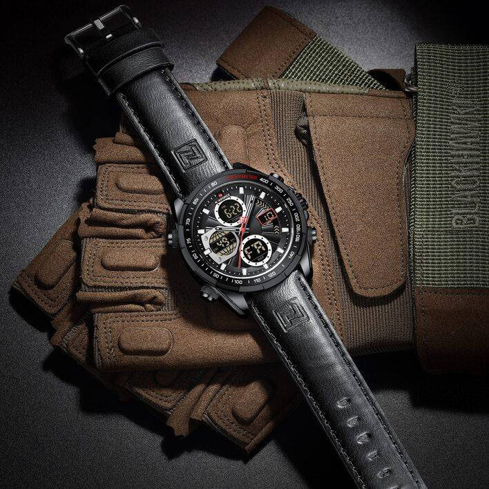 Тактические часы для военных Naviforce Fly Black с таймером, будильником и секундомером
Тактические часы для военных Naviforce Fly Black с таймером, будильником и секундомером