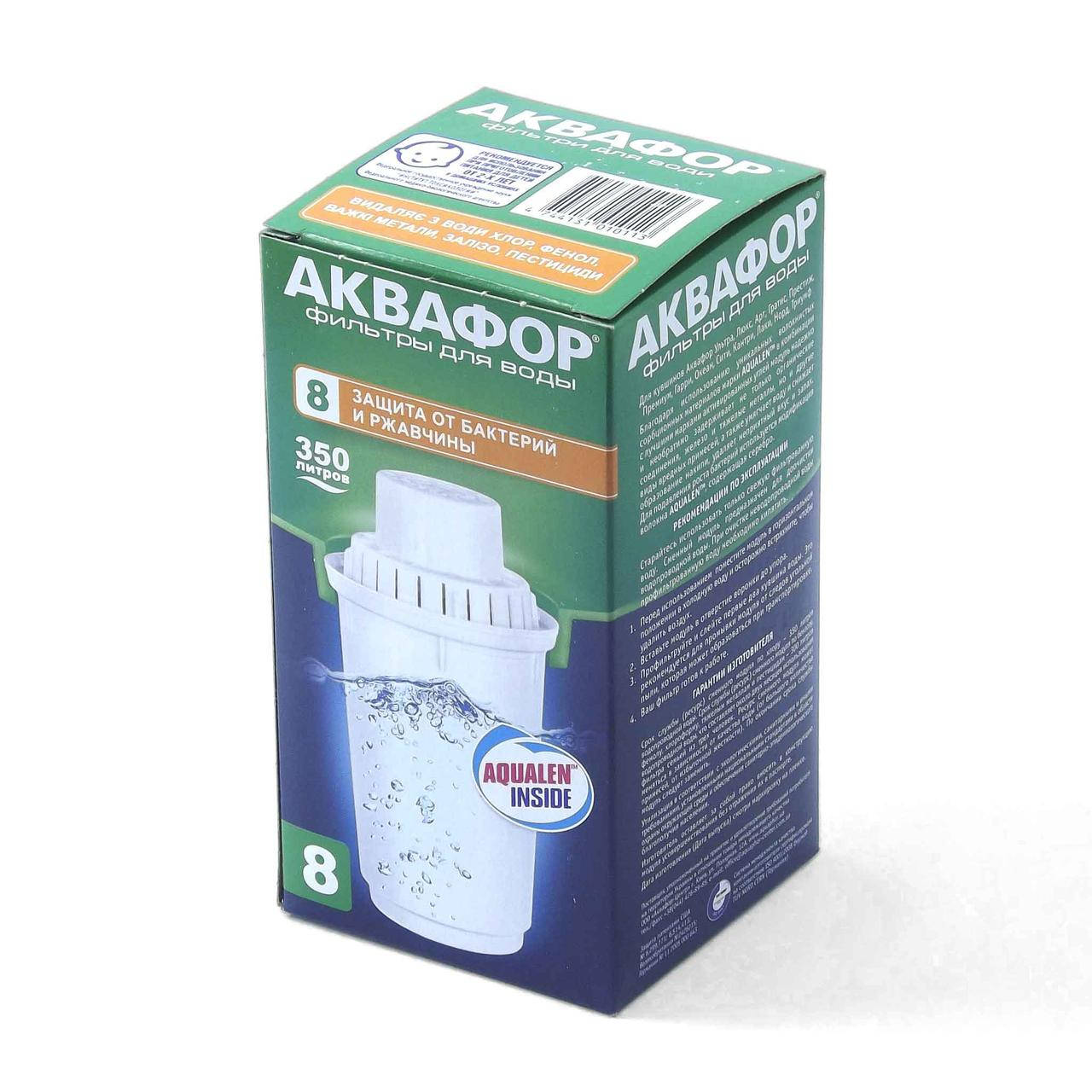 Аквафор В8 (В100-8), сменный фильтрующий модуль для фильтров-кувшинов Аквафор в коробочке
Аквафор В8 (В100-8), сменный фильтрующий модуль для фильтров-кувшинов Аквафор в коробочке