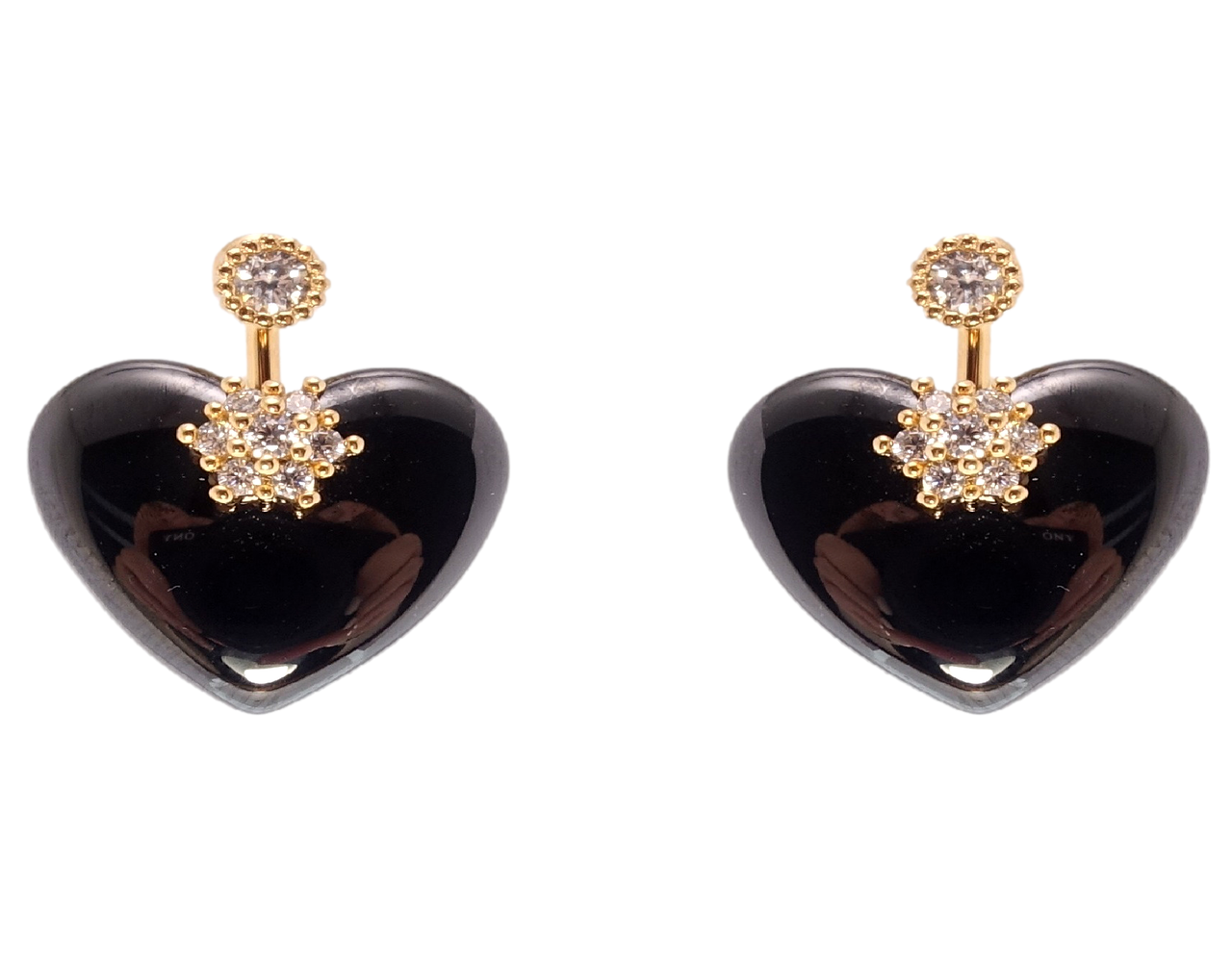 Серьги Xuping Позолота 18K гвоздики-трансформеры (пусеты) "Сердечки черная керамика"
Серьги Xuping Позолота 18K гвоздики-трансформеры (пусеты) "Сердечки черная керамика"