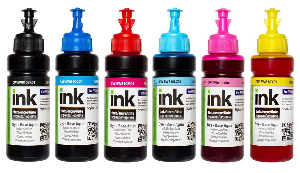 Комплект чернил для Epson L-800/810/850 (6x100мл) CW-EW810SET01 ColorWay, Черный;синий;голубой;красный;светло красный;желтый
Комплект чернил для Epson L-800/810/850 (6x100мл) CW-EW810SET01 ColorWay, Черный;синий;голубой;красный;светло красный;желтый