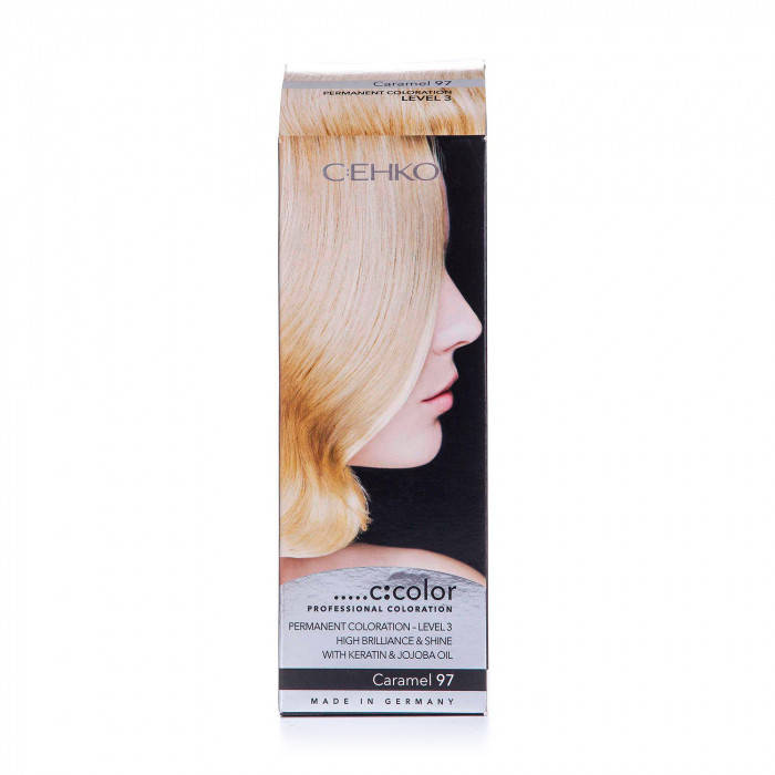 Стойкая крем-краска для волос C:EHKO C:COLOR Professional Coloration тон 97 Золотистая карамель
Стойкая крем-краска для волос C:EHKO C:COLOR Professional Coloration тон 97 Золотистая карамель