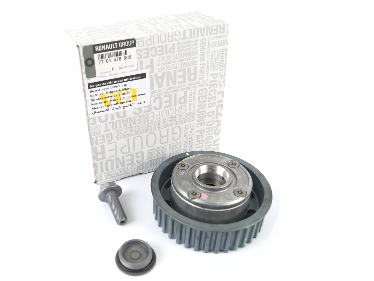 Renault (Original) 7701478505 - Фазорегулятор на Рено Меган II K4M 1.6i 16V 
Renault (Original) 7701478505 - Фазорегулятор на Рено Меган II K4M 1.6i 16V