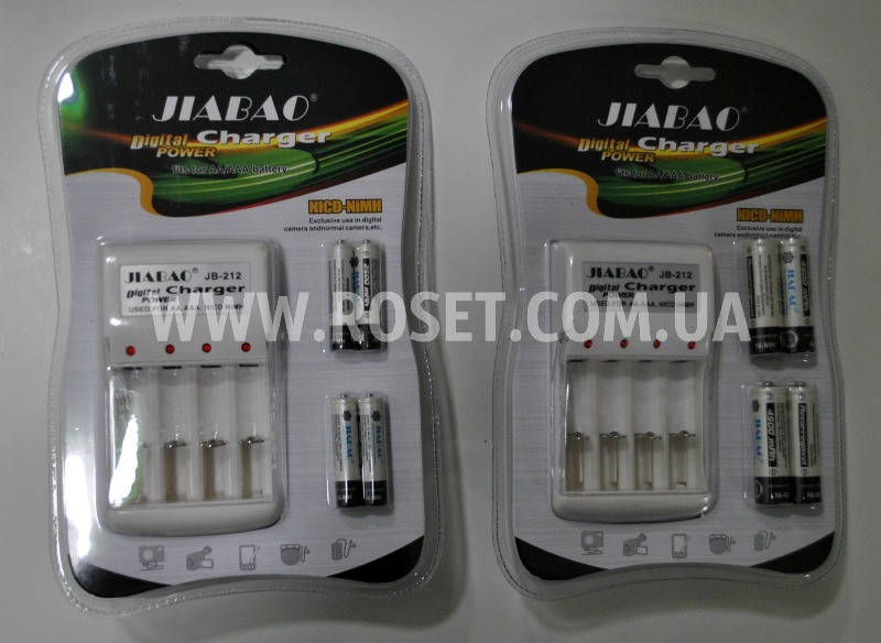 Зарядное устройство для аккумуляторных батареек - Jiabao Digital Power Charger JB-212 AAA (в комплекте)
Зарядное устройство для аккумуляторных батареек - Jiabao Digital Power Charger JB-212 AAA (в комплекте)