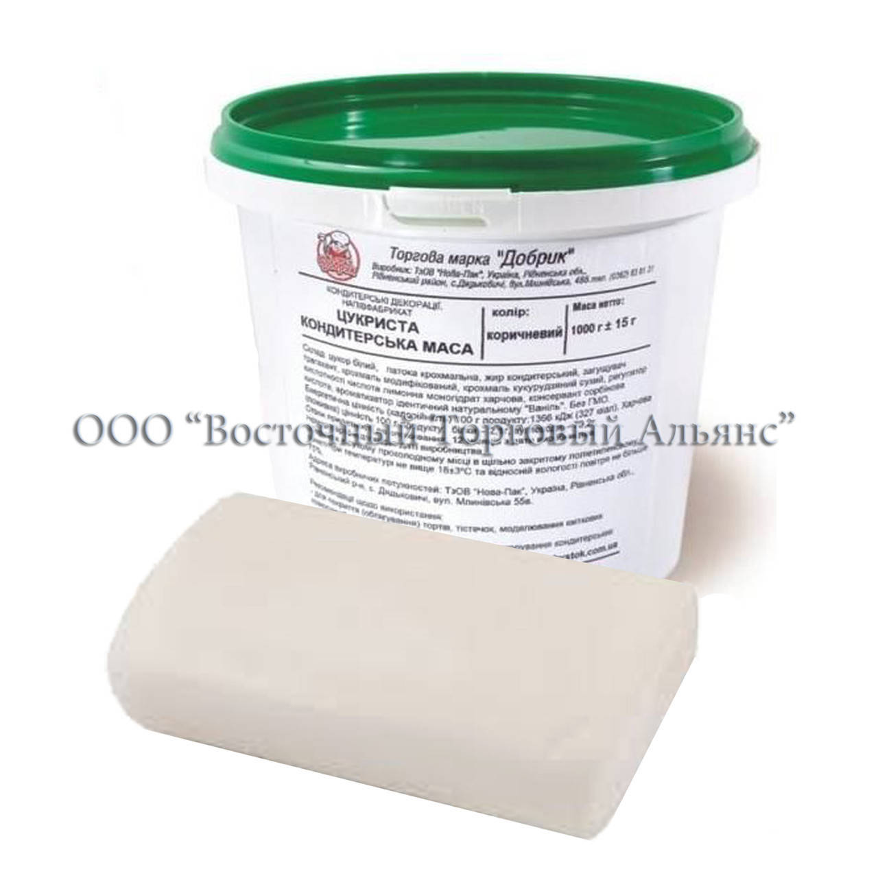 Мастика "ТМ Добрик" - Белая 
Мастика "ТМ Добрик" - Белая