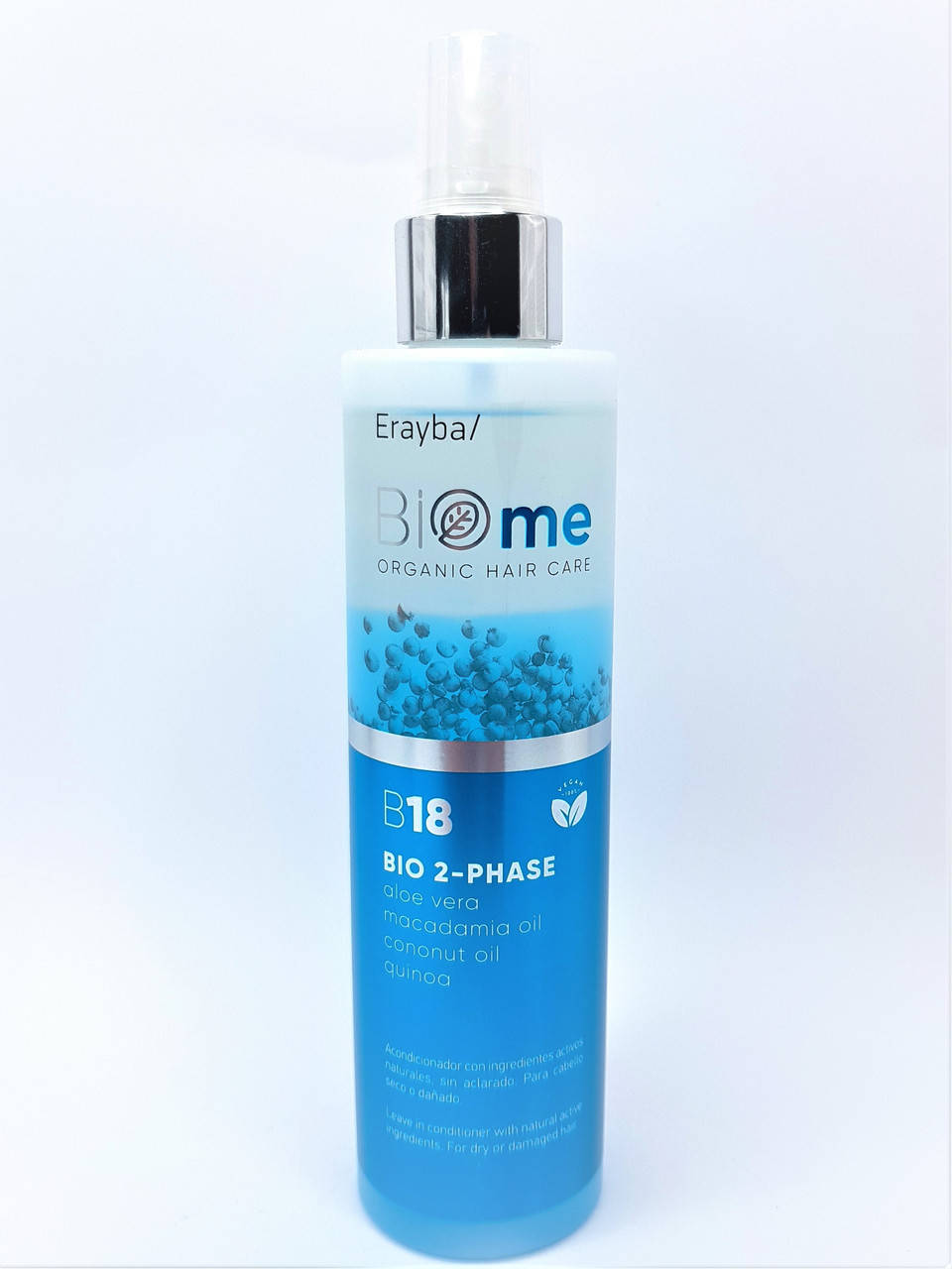 Лечебный био двухфазный спрей-кондиционер Erayba BIOme B18 2-phase conditioner, 200 мл 500
Лечебный био двухфазный спрей-кондиционер Erayba BIOme B18 2-phase conditioner, 200 мл 500